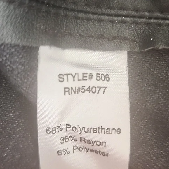 CAbi Faux Leather Sleeveless Top - Picture 6 of 7